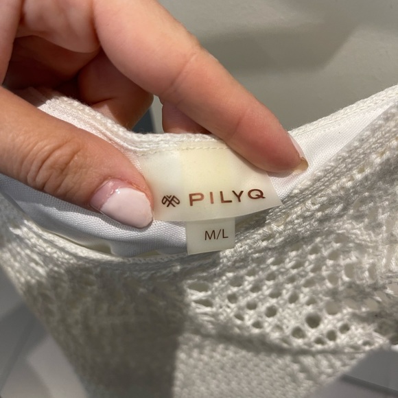 PilyQ White Crochet Dress - Picture 3 of 3